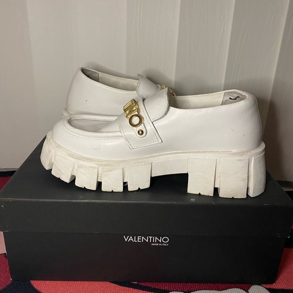 Valentino Women's White Platform Shoes